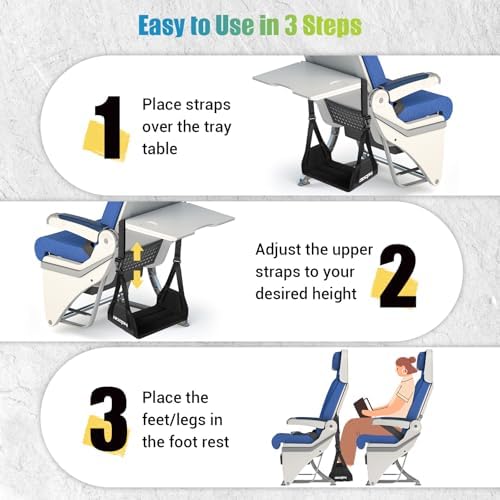 2-Pack Bamboo Foot Hammock for Travel