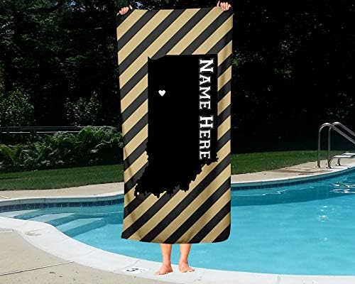 West Lafayette Indiana Custom Towel for Sports Fans