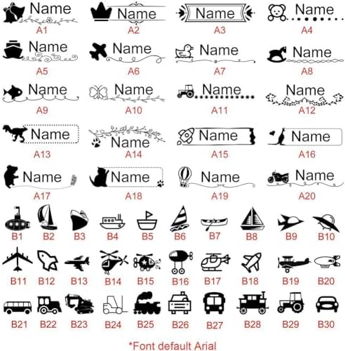 Customizable Name Stamp for Kids School Supplies and Clothes