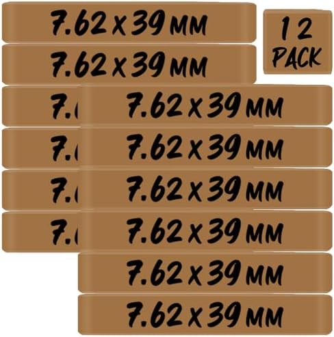 12 Pack Magsaddle 762x39mm Magazine Marking Bands