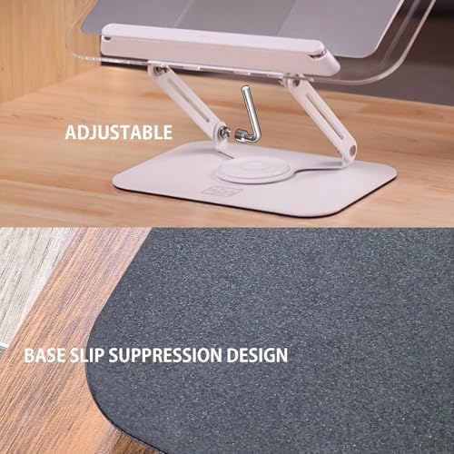 HCSHWILL Adjustable Book Stand with 360 Swivel Base 1