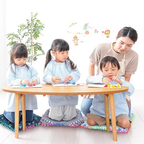 Ganeen 12 Pcs Boho Floor Cushions for Kids Classroom Seating