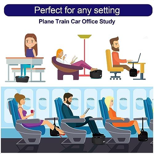FunLake 2-in-1 Airplane Footrest Pillow