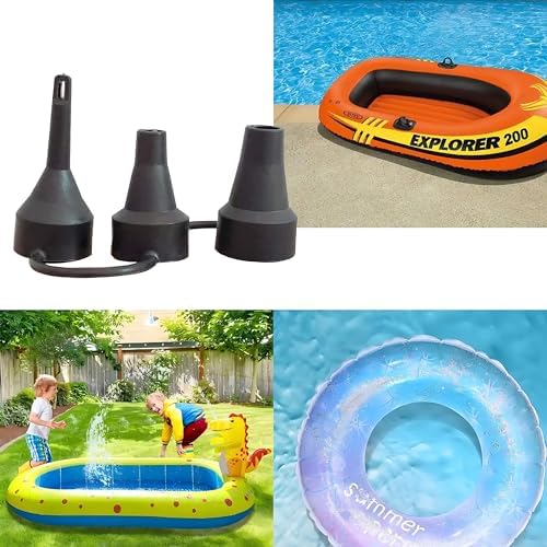 YIAOSUA 2 Pack Inflatable Pump Nozzles with 3 Sizes