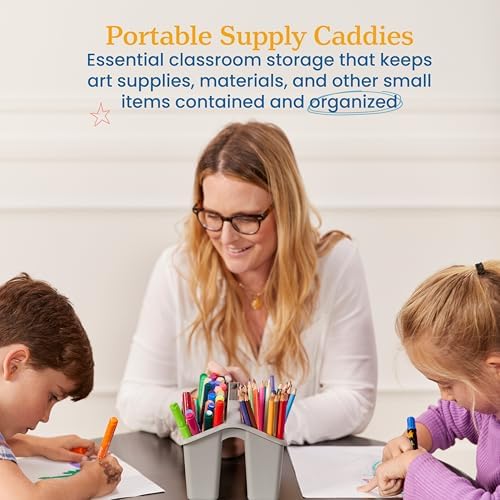 ECR4Kids 4-Compartment Storage Caddy Set