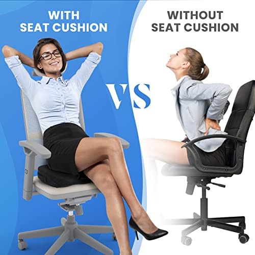 TushGuard Memory Foam Seat Cushion for Sciatica Relief