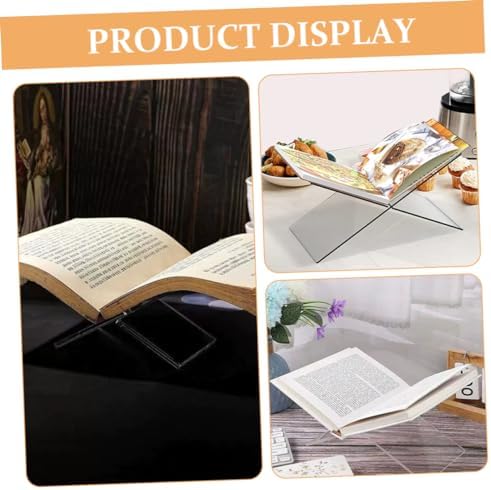Acrylic Book Stand for Desk and Kitchen Display