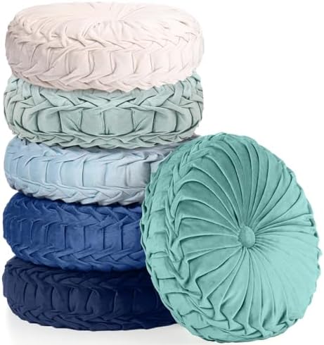 Yerliker 6 Pcs Velvet Floor Pillows for Home Office Classroom 1