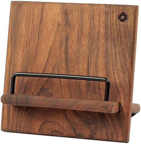 TILISMA Adjustable Wooden Book Stand for Kitchen and Reading