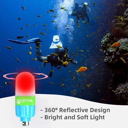WINDFIRE Dive Light Headlamp 3 Modes with Power Indicator 1