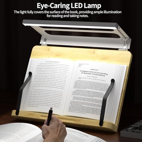 Boyanda Foldable Book Stand with Light 154 x 110 Inch