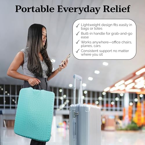 Zen Virtuoso Gel Seat Cushion for Tailbone Back Support
