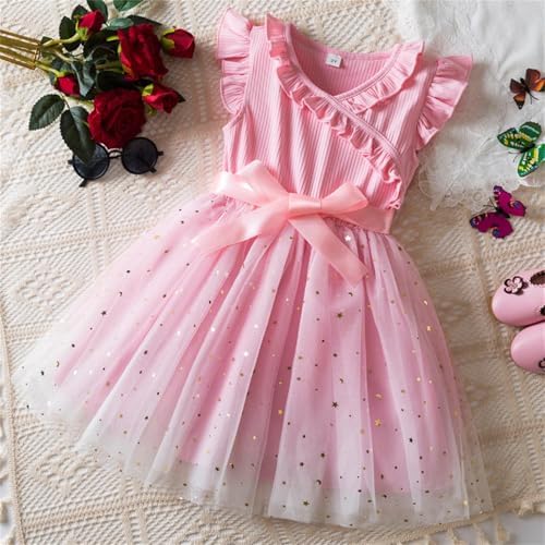 Baby Girls Sequin Tutu Dress with Bowknot