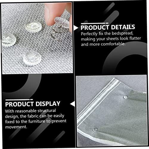 IMIKEYA 60pcs Non-Slip Spiral Push Pins
