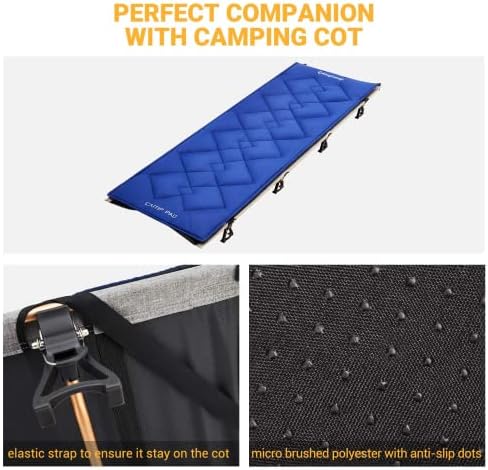 KingCamp Camping Sleeping Pad 75x25 Navy