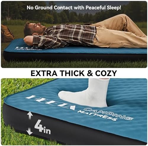 HEETA Self Inflating Sleeping Pad with Electric Pump 1