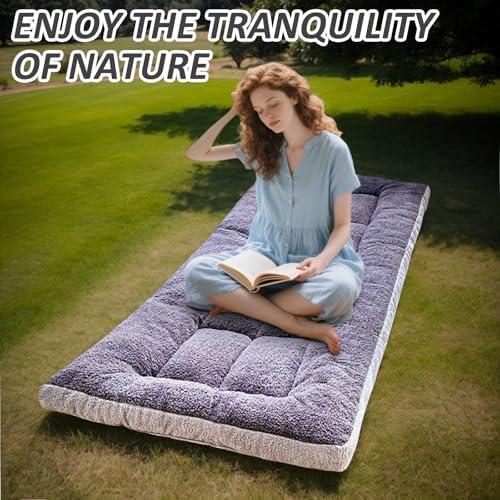 Flantree Thick Camping Sleeping Pad with Lamb Fluff