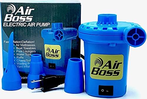Fast Fill Air Pump with 3 Nozzles for Inflatables