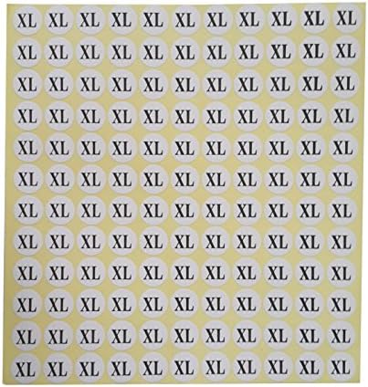 XL Adhesive Sticker Clothes Label 132 Per Sheet 100712-NF