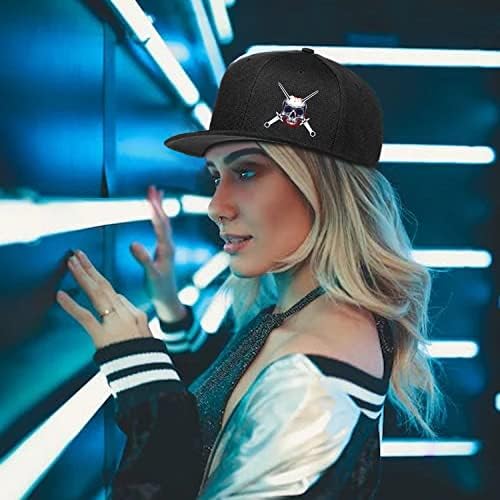 Tijeyi Black Snapback Hat for Men Boys