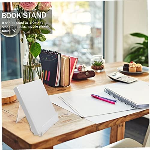 PartyKindom 2pcs Clear Acrylic Book Stand and Holder