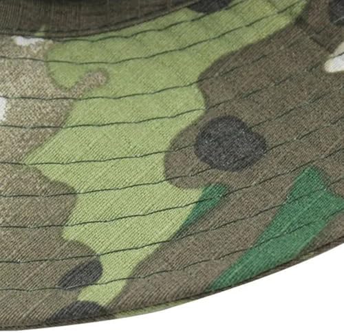 Camouflage Bucket Boonie Hat for Men Women Adjustable Windproof