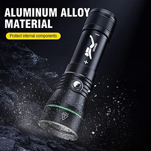WINDFIRE Diving Flashlight Headlamp with 3 Modes and IPX8 Waterproof