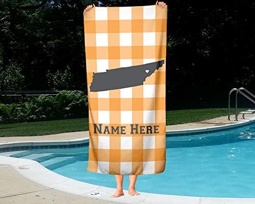 Personalized Corner Knoxville Tennessee State Pride Towel 1