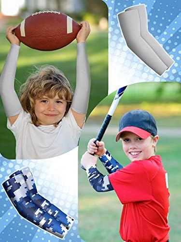 Newcotte 12 Pair Arm Sleeves for Kids