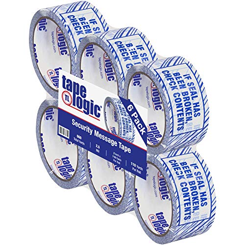 Aviditi Tape Logic 2 Inch x 110 Yards Security Packing Tape 6 Rolls