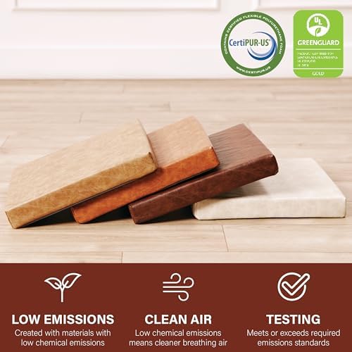 Factory Direct Partners Rustic Kid Floor Cushions 4-Pack