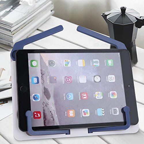 Zerone Book Stand Holder with 4 Adjustable Paper Clips