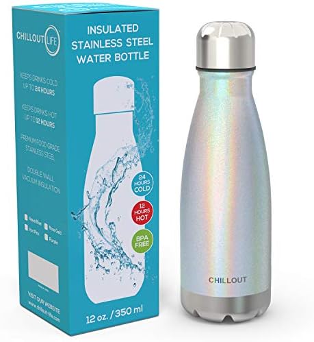 CHILLOUT LIFE 12 oz Insulated Cola Bottle for Kids and Adults