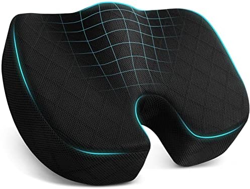 TushGuard Memory Foam Seat Cushion for Sciatica Relief