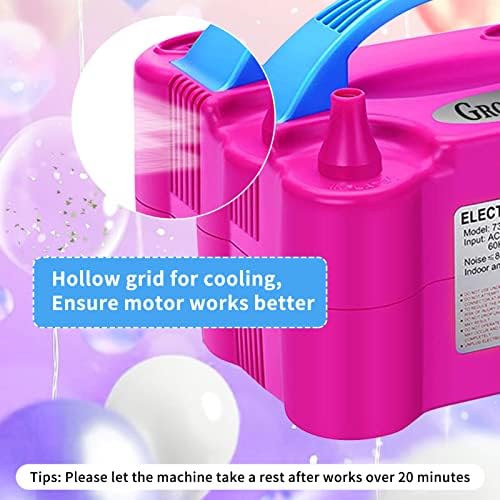 Growsun 600W Dual Nozzle Balloon Inflator 110V