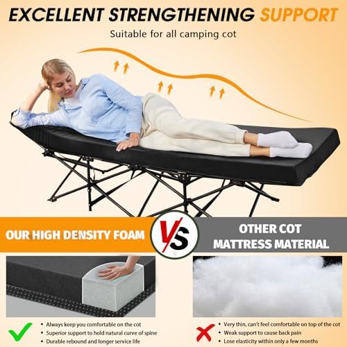 CYMULA 3in Memory Foam Camping Mattress