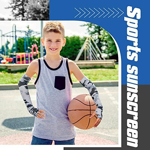 Mepase 10 Pairs UV Protection Arm Sleeves for Kids 1