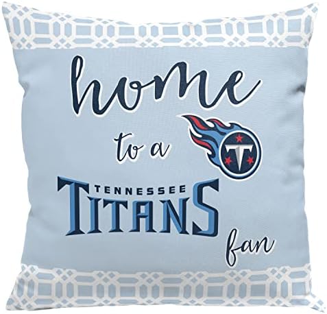 Northwest NFL 2 Piece Tennessee Titans Throw Pillow Cover 18X18
