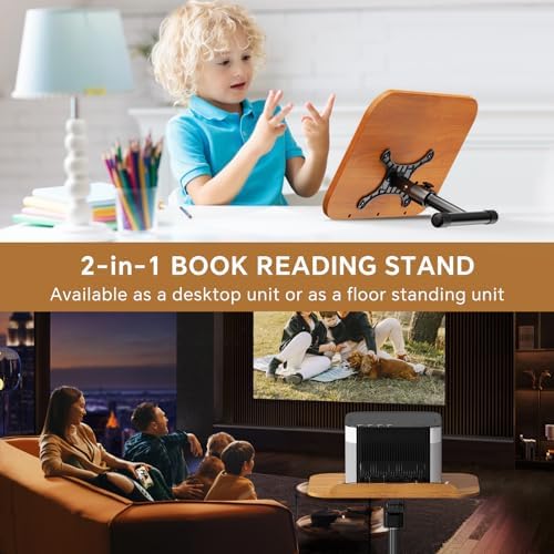 CABTE 360 Rotating Book Stand with Adjustable Height 1