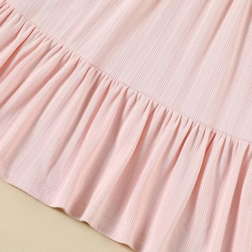 Toddler Girl Summer Dress Tiered Sundress for 6-12 Months