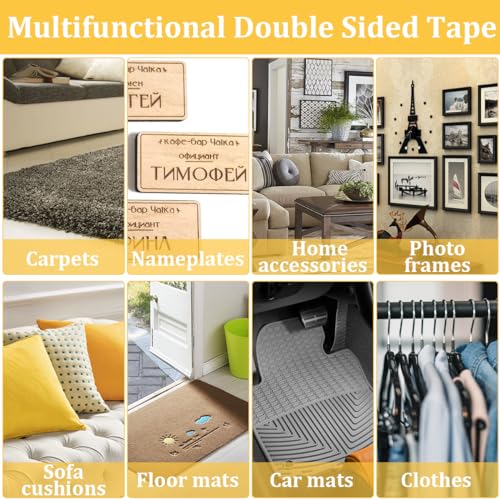 TORIHIKI Heavy Duty Double Sided Tape 2x66FT
