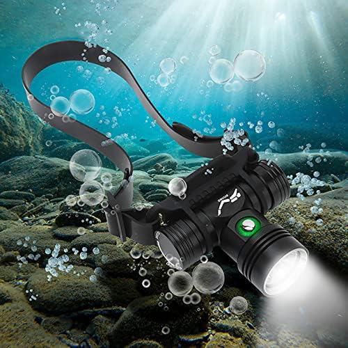 WINDFIRE Dive Light Waterproof Flashlight for Scuba Diving