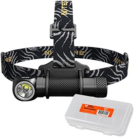Nitecore HC33 1800 Lumen L-Shaped Headlamp with Battery Organizer