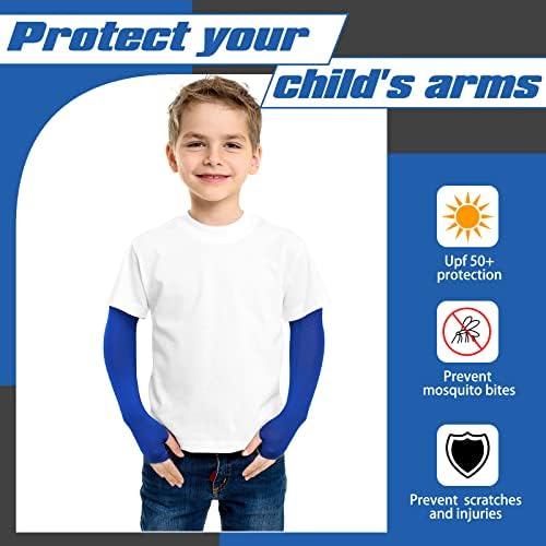 Mepase 10 Pairs UV Protection Arm Sleeves for Kids 1