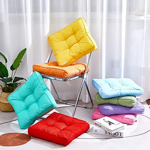Juexica 8 Pcs Rainbow Floor Cushions for Kids Classroom Meditation Seats