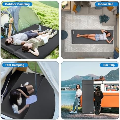 DOYXC Self-Inflating Camping Pad with Pillow