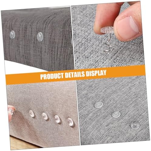 DOITOOL 100Pcs Spiral Tacks for Sofa Covers and Bed Skirts