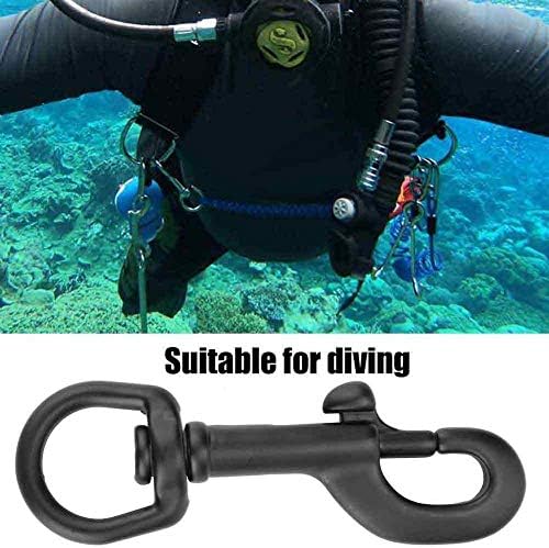 Vbestlife 316 Stainless Steel Scuba Diving Clip 90mm Black