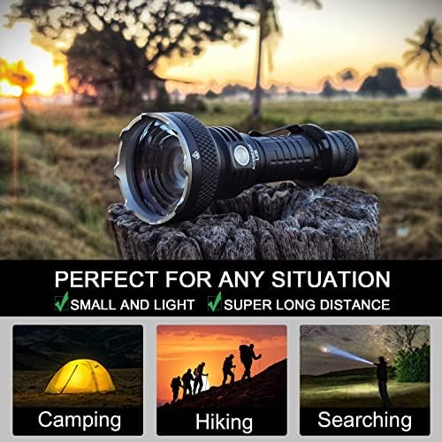 ACEBEAM 1500 Lumens Tactical Flashlight with 1000m Beam Distance