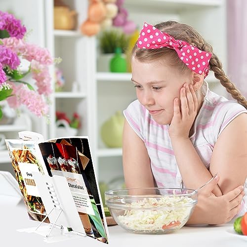 Honagu Adjustable Metal Book Stand for Reading and Cooking